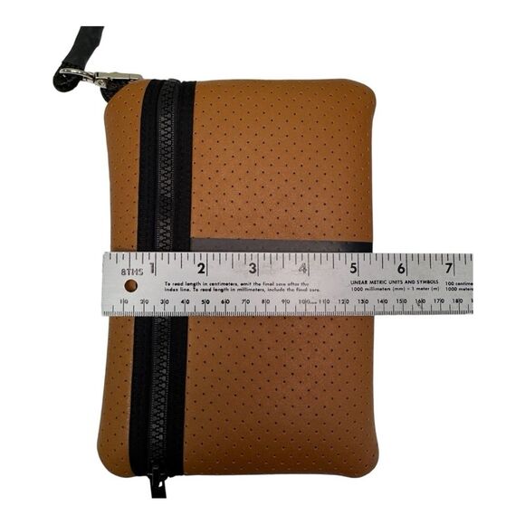 Haute Shore Brown Neoprene  Minimalist Wristlet - Picture 7 of 7